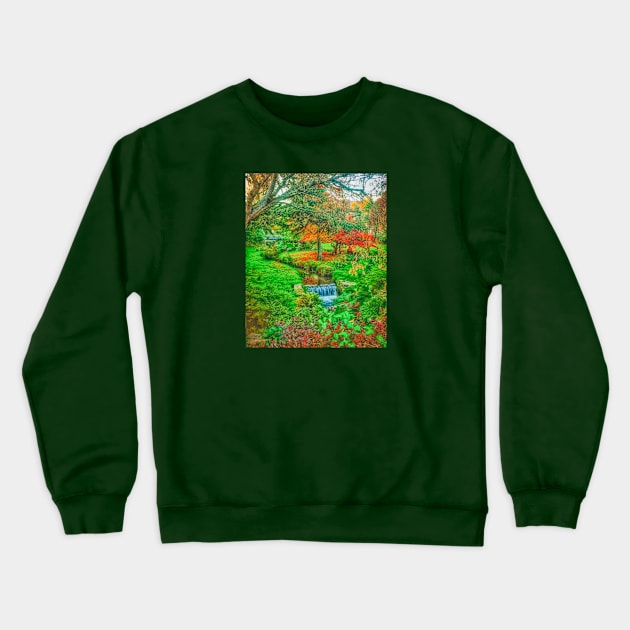 Autumn Garden Crewneck Sweatshirt by Lionik09